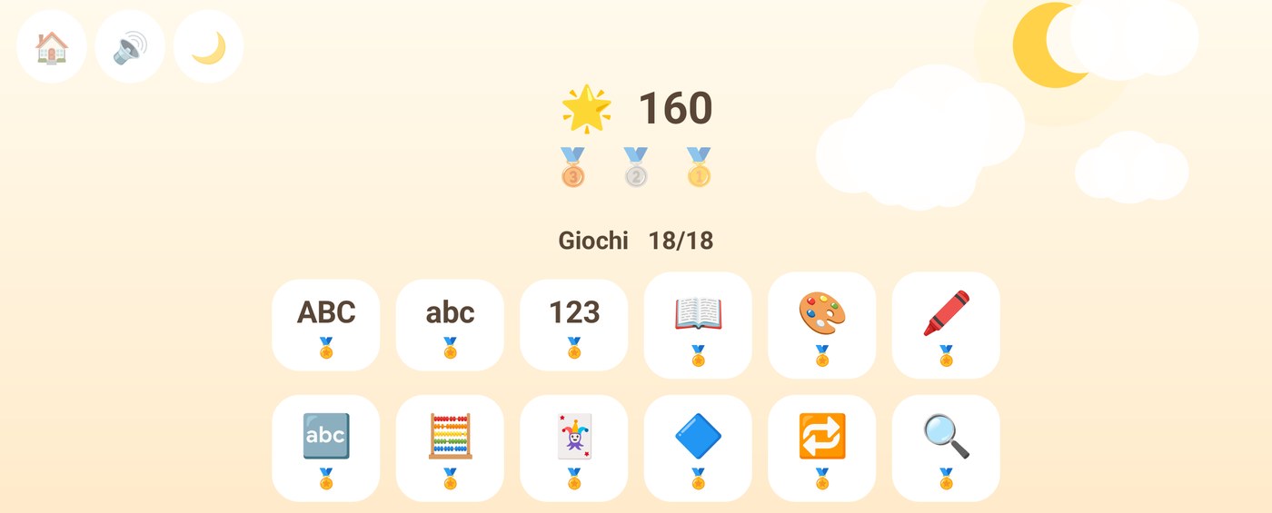 Album — a medal for every game, eighteen out of eighteen